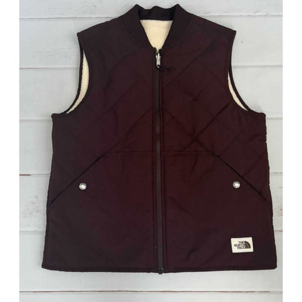 The North Face Cuchillo Reversible Sherpa Lined Vest Women's Medium